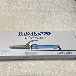 BaBylissPRO Nano Titanium Blue Curling Wand